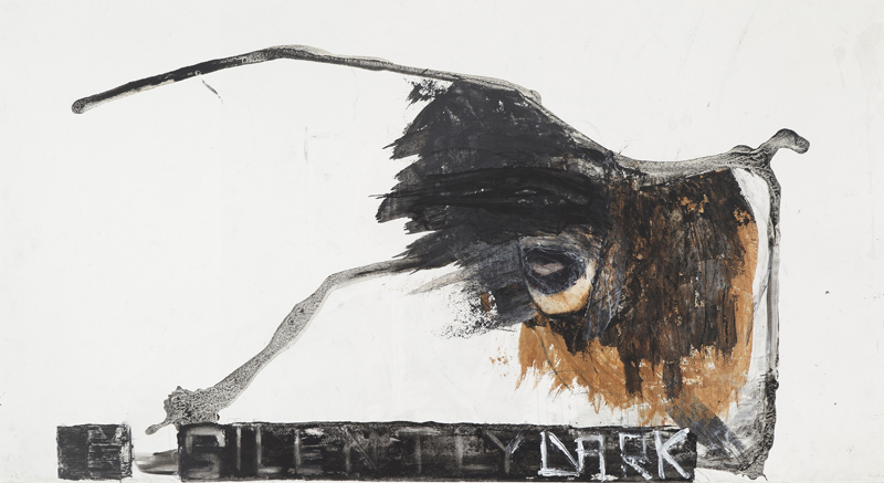 Simona Caramelli, 'Silently Dark', 2013, acrilico su carta, 60x110 cm